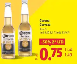 Lidl Corona Cerveza oferta