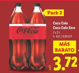 Lidl Coca Cola Zero oferta