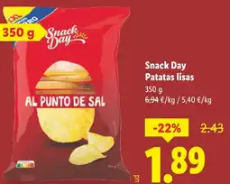 Lidl SNACK DAY Patatas lisas oferta