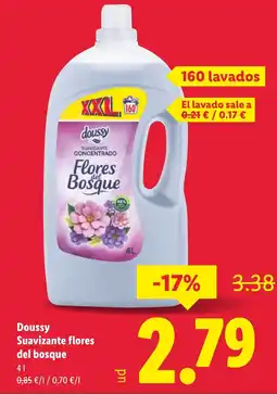 Lidl DOUSSY Suavizante flores del bosque oferta