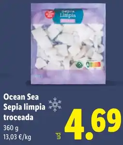 Lidl Ocean Sea Sepia limpia troceada oferta