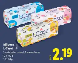 Lidl MILBONA L-Casei oferta