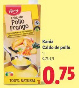 Lidl KANIA Caldo de pollo oferta