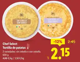 Lidl Chef Select Tortilla de patatas oferta