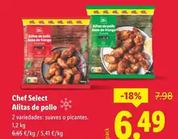 Lidl Chef Select Alitas de pollo oferta