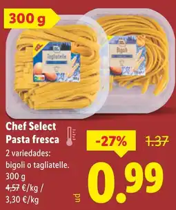 Lidl Chef Select Pasta fresca oferta
