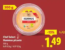 Lidl Chef Select Hummus picante oferta