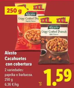 Lidl ALESTO Cacahuetes con cobertura oferta