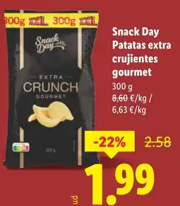 Lidl SNACK DAY Patatas extra crujientes gourmet oferta