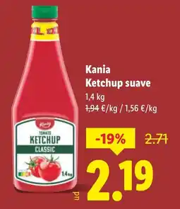 Lidl KANIA Ketchup suave oferta