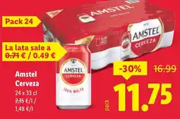Lidl AMSTEL Cerveza oferta