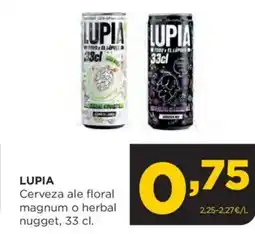 Alimerka LUPIA Cerveza ale floral magnum o herbal nugget oferta