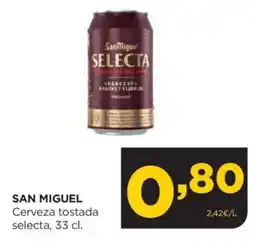Alimerka SAN MIGUEL Cerveza tostada oferta