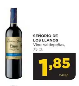 Alimerka SEÑORÍO DE LOS LLANOS Vino Valdepeñas oferta