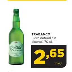 Alimerka TRABANCO Sidra natural sin alcohol oferta