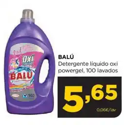 Alimerka BALÚ Detergente líquido oxi powergel, 100 lavados oferta