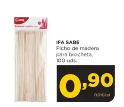 Alimerka IFA SABE Picho de madera para brocheta oferta