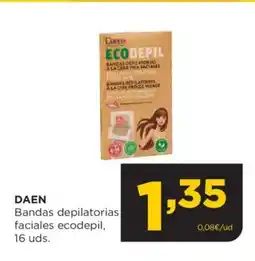 Alimerka DAEN Bandas depilatorias faciales ecodepil oferta