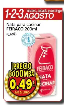 SPAR FEIRACO Nata para cocinar oferta