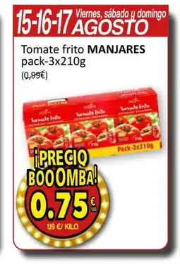 SPAR MANJARES Tomate frito oferta