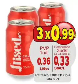 SPAR FRISED Refresco Cola oferta