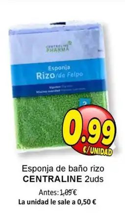 SPAR CENTRALINE Esponja de baño rizo oferta