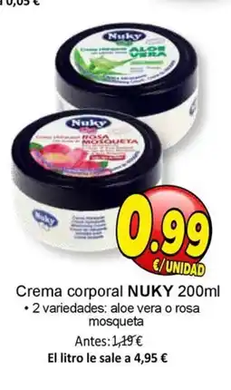 SPAR NUKY Crema corporal oferta