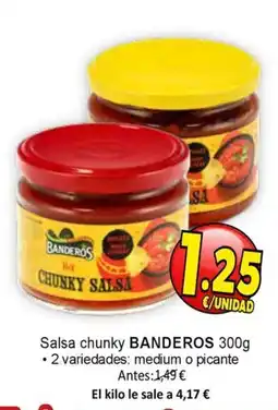 SPAR BANDEROS Salsa chunky oferta