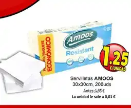 SPAR AMOOS Servilletas oferta