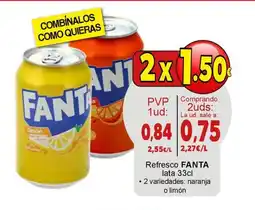 SPAR FANTA Refresco lata oferta