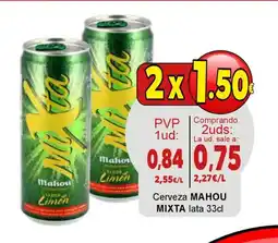 SPAR MAHOU MIXTA Cerveza oferta