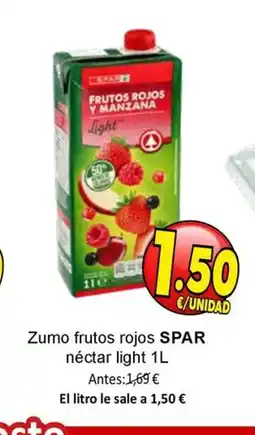 SPAR SPAR Zumo frutos rojos oferta