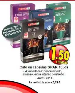 SPAR SPAR Cafe en cápsulas oferta