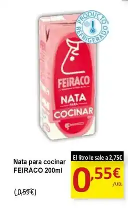 SPAR FEIRACO Nata para cocinar oferta