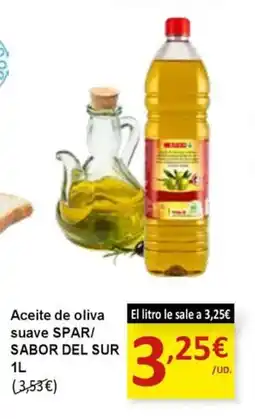 SPAR SPAR/ SABOR DEL SUR Aceite de oliva suave oferta