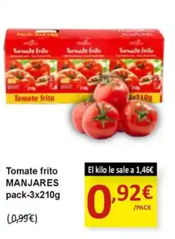 SPAR MANJARES Tomate frito oferta