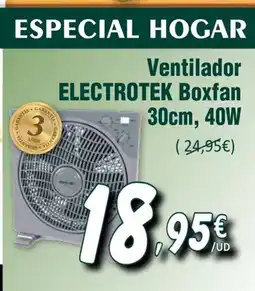 SPAR ELECTROTEK Ventilador oferta
