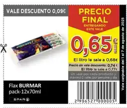 SPAR BURMAR Flax oferta
