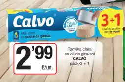 SPAR Fragadis CALVÓ Tonyina clara en oli de gira0sol oferta