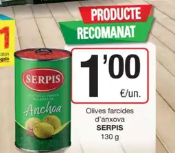 SPAR Fragadis SERPIS Olives farcides d'anxova oferta