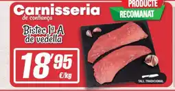 SPAR Fragadis Bistec 1ª A de vedella oferta