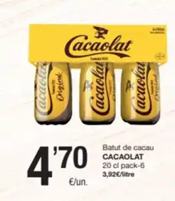 SPAR Fragadis CACAOLAT Batut de cacau oferta