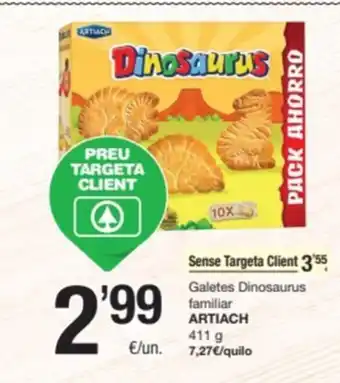 SPAR Fragadis ARTIACH Galetes Dinosaurus familiar oferta