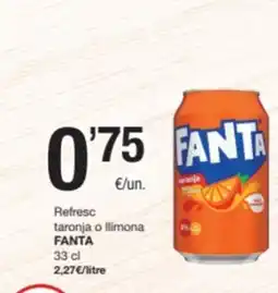SPAR Fragadis FANTA Refresc taronja o llimona oferta