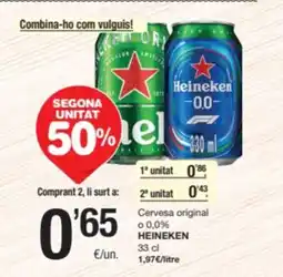 SPAR Fragadis HEINEKEN Cervesa original 0 0,0% oferta