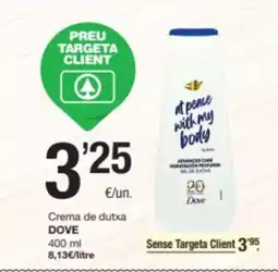 SPAR Fragadis DOVE Crema de dutxa oferta