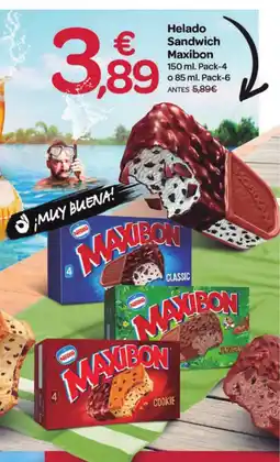 Supermercados El Jamón MAXIBON Helado Sandwich oferta