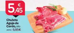 Supermercados El Jamón Chuleta Aguja de Cerdo oferta