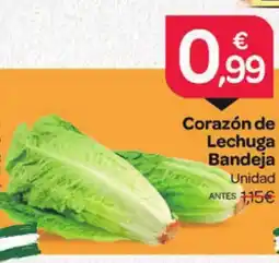 Supermercados El Jamón Corazón de lechuga Bandeja oferta