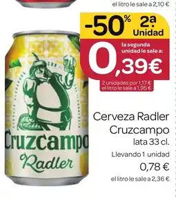 Supermercados El Jamón CRUZCAMPO Cerveza Radler oferta